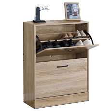 Botník, mdf, hnědá, ABO-G1014 OAK