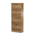 Botník, mdf, hnědá, ABO-G1018 ELM
