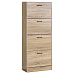 Botník, mdf, hnědá, ABO-G1018 OAK