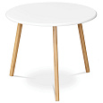 Konferenční stolek 60x60x51cm, mdf, bílá, AF-1144 WT