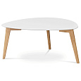 Konferenční stolek 85x48x41cm, mdf, bílá, AF-1182 WT