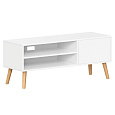 Konferenční stolek 120x40x49cm, mdf, bílá, AKF-E1146 WT