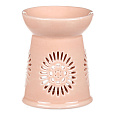 Aromalampa s motivem sedmikrásky, meruňková barva, porcelán