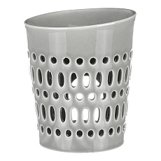 Aromalampa - porcelánová, otvory po obvodu, barva šedá