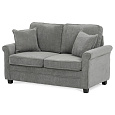 Dvoumístná pohovka, šedá, manšestrová látka, ASB-4170 GREY2