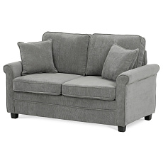 Dvoumístná pohovka, šedá, manšestrová látka, ASB-4170 GREY2