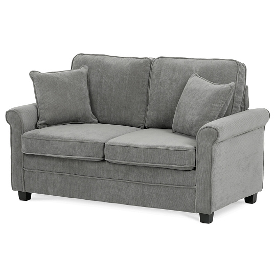 Dvoumístná pohovka, šedá, manšestrová látka, ASB-4170 GREY2 Dvoumístná pohovka, šedá, manšestrová látka, ASB-4170 GREY2