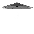 Zahradní slunečník, šedý, kov, ASL-E1130 GREY