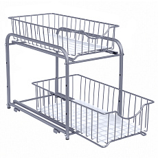 Organizér , kov, stříbrná, AUK-E1017 CR Organizér , kov, stříbrná, AUK-E1017 CR