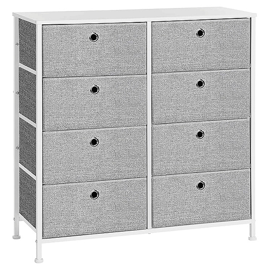 Komoda 80x30x82cm, kov, šedá, AUK-E1024 GREY Komoda 80x30x82cm, kov, šedá, AUK-E1024 GREY