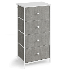 Komoda 45x30x92cm, mdf, šedá, AUK-E1031 GREY