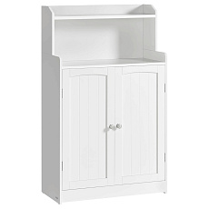 Koupelnová skříňka 60x30x100cm, mdf, bílá, AUK-E1177 WT