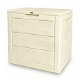 Zahradní úložný box 56x43x53cm, plast, béžová, 120l, AZB-G2035 CRM