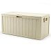 Zahradní úložný box 112x49x54cm, plast, béžová, 280l, AZB-G2075 CRM