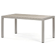 Zahradní stůl 162x90cm, hliník, polywood, béžová, AZT-S1514 CRM