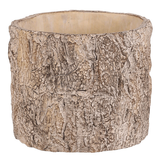 Obal betonový - imitace dřevěné kůry, vel. M, hnědý Obal betonový - imitace dřevěné kůry, vel. M, hnědý