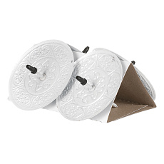 Bodec kovový - zápich, bílý, cena za balení (4 ks) Bodec kovový - zápich, bílý, cena za balení (4 ks)
