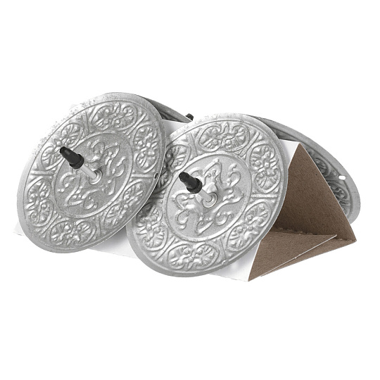 Bodec kovový - zápich, stříbrný mat, cena za balení (4 ks) Bodec kovový - zápich, stříbrný mat, cena za balení (4 ks)