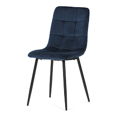 Jídelní židle, modrá, sametová látka, CT-281 BLUE4 Jídelní židle, modrá, sametová látka, CT-281 BLUE4