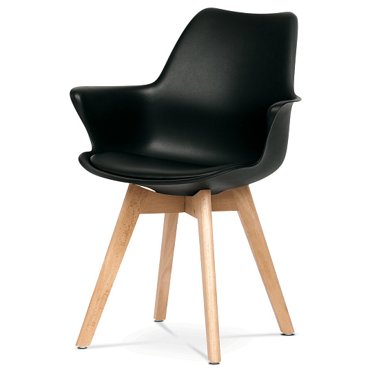 Jídelní židle, černá, plast, CT-771 BK Jídelní židle, černá, plast, CT-771 BK