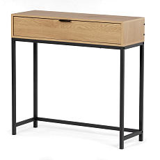 Odkládací stolek 80x28x77cm, mdf, divoký dub, CT-G1077 OAK