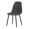 Jídelní židle, šedá, látka, CT-V2972 GREY2