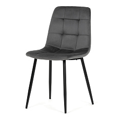 Jídelní židle, šedá, sametová látka, CT-V5081 GREY4 Jídelní židle, šedá, sametová látka, CT-V5081 GREY4