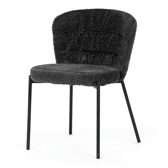 Jídelní židle, šedá, látka bouclé, CT-W1077 GREY2 Jídelní židle, šedá, látka bouclé, CT-W1077 GREY2