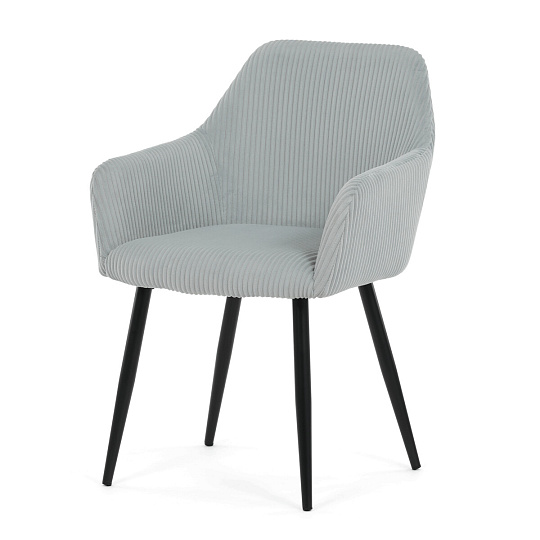 Jídelní židle, modrá, manšestrová látka, DCH-V4009 BLUE6 Jídelní židle, modrá, manšestrová látka, DCH-V4009 BLUE6
