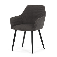Jídelní židle, šedá, manšestrová látka, DCH-V4009 GREY6 Jídelní židle, šedá, manšestrová látka, DCH-V4009 GREY6
