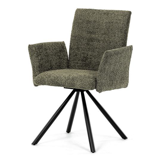 Jídelní židle, zelená, látka bouclé, DCH-W1117 GRN2 Jídelní židle, zelená, látka bouclé, DCH-W1117 GRN2