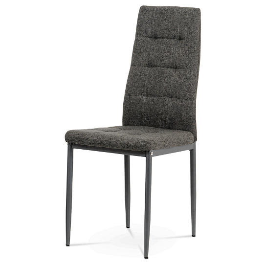 Jídelní židle, šedá, látka, DCL-397 GREY2