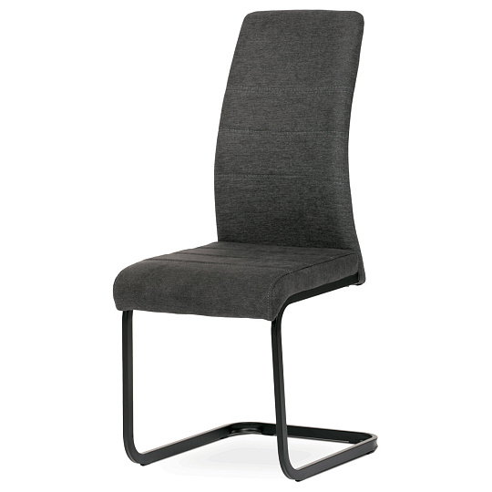 Jídelní židle, šedá, látka, DCL-414 GREY2