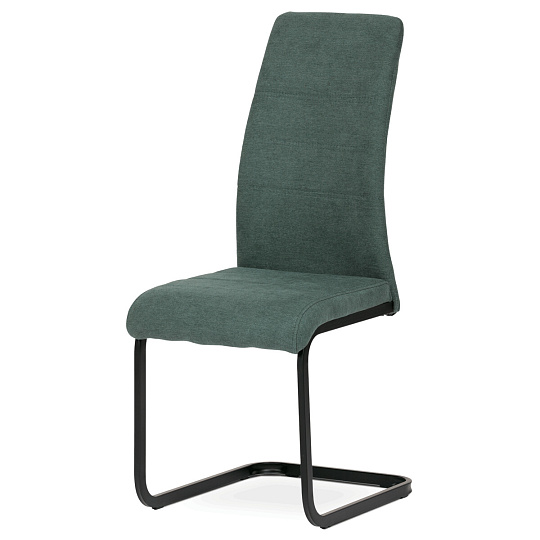 Jídelní židle, zelená, látka, DCL-414 GRN2