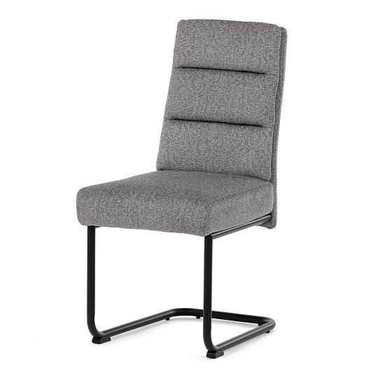 Jídelní židle, šedá, látka, DCL-P3107 SIL2