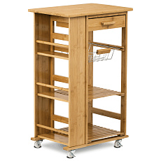 Regál, bambus, přírodní, DR-046 Regál, bambus, přírodní, DR-046