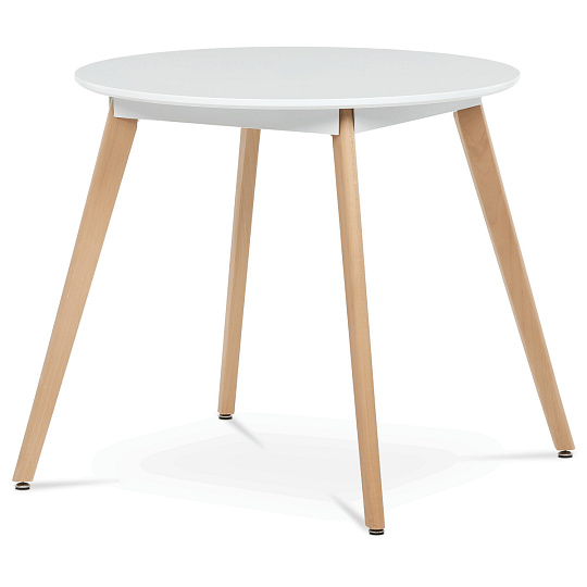 Kulatý jídelní stůl 80x80cm, mdf DT-316 WT