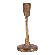 Svícen kovový - výška 19 cm, na kónickou svíčku, zlatý Svícen kovový - výška 19 cm, na kónickou svíčku, zlatý