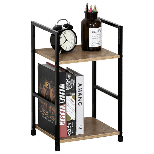 Regál, mdf, hnědá, GD-212 OAK