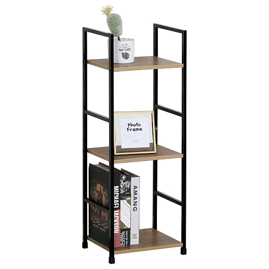 Regál, mdf, hnědá, GD-213 OAK