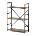 Regál, mdf, hnědá, GD-223 OLW