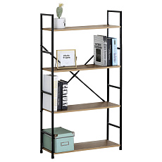 Regál, mdf, hnědá, GD-224 OAK