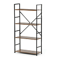 Regál, mdf, hnědá, GD-224 OLW