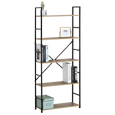Regál, mdf, hnědá, GD-225 OAK Regál, mdf, hnědá, GD-225 OAK