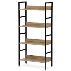 Regál, mdf, hnědá, GD-314 OAK