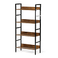 Regál, mdf, hnědá, GD-314 OLW