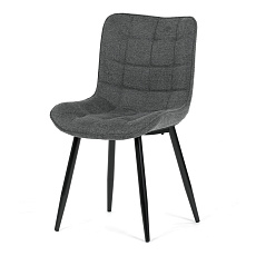 Jídelní židle, šedá, látka, HC-462 GREY2