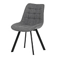 Jídelní židle, šedá, látka, HC-465 GREY2