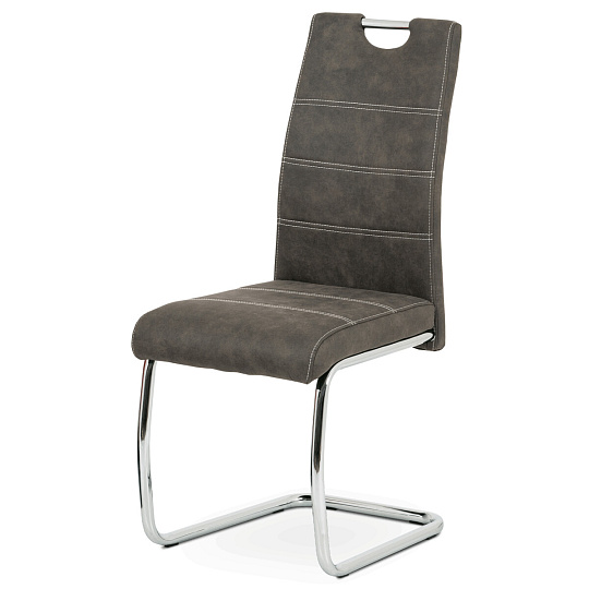 Jídelní židle, šedá, látka, HC-483 GREY3 Jídelní židle, šedá, látka, HC-483 GREY3
