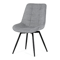 Jídelní židle, šedá, látka, HC-T1130 GREY2